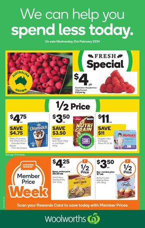 Groceries offers in Adelaide SA | Weekly Specials - 21/02 in Woolworths | 21/02/2024 - 27/02/2024