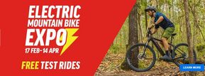 Sport & Recreation offers in Pottsville NSW | Electric Mountain Bike Expo in 99 Bikes | 19/02/2024 - 14/04/2024