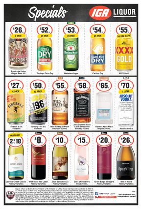 Liquor offers in Ryde NSW | Weekly Specials in IGA Liquor | 21/02/2024 - 27/02/2024