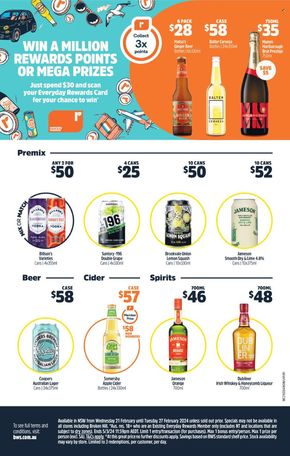 Liquor offers in Sydney NSW | Weekly Specials  in BWS | 21/02/2024 - 27/02/2024