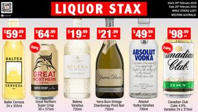 Liquor offers in Perth WA | Weekend Special! in Liquor Stax | 21/02/2024 - 26/02/2024