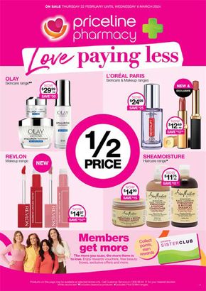 Health & Beauty offers in Adelaide SA | Love Paying Less in Priceline | 22/02/2024 - 06/03/2024