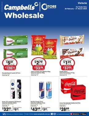 Campbells catalogue in Geelong VIC | Wholesale | 26/02/2024 - 31/03/2024