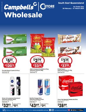 Groceries offers in Mackay QLD | Wholesale in Campbells | 26/02/2024 - 31/03/2024