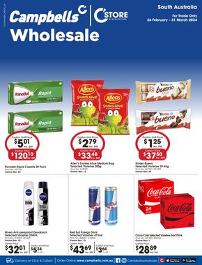 Campbells catalogue in Adelaide SA | Wholesale | 26/02/2024 - 31/03/2024