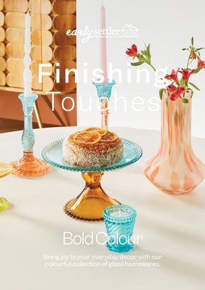 Home Furnishings offers in Adelaide SA | Finishing Touches Bold Colour in Early Settler | 26/02/2024 - 30/04/2024