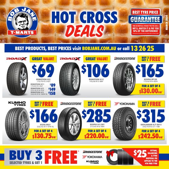 Bob Jane T-Marts catalogue | Hot Cross Deals | 01/03/2024 - 31/03/2024