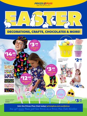 Health & Beauty offers in Townsville QLD | Easter Catalogue in Prices Plus | 01/03/2024 - 31/03/2024