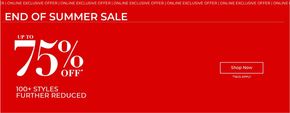 Fashion offers in Townsville QLD | End Of Summer Sale in Autograph | 28/02/2024 - 29/03/2024