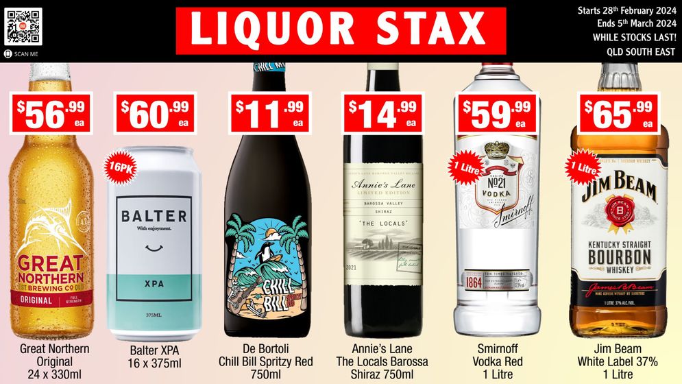 Liquor Stax catalogue in Brisbane QLD | Weekend Special! | 28/02/2024 - 05/03/2024