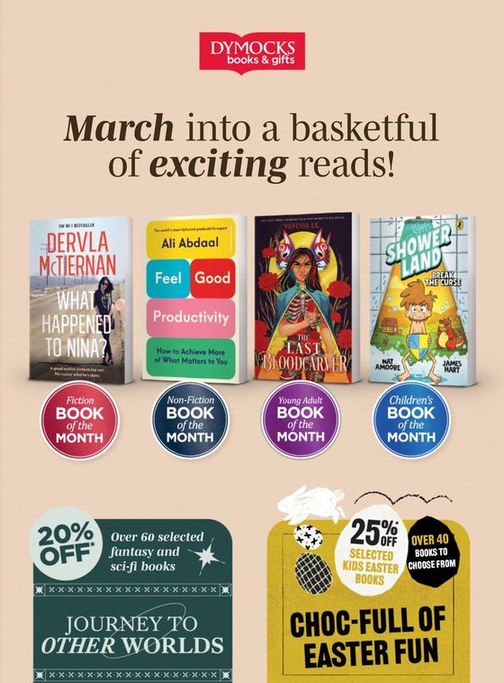 Dymocks catalogue in Perth WA | March Into A Basketful Of Exciting Reads!  | 29/02/2024 - 01/04/2024