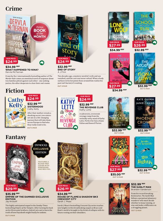 Dymocks catalogue in Perth WA | March Into A Basketful Of Exciting Reads!  | 29/02/2024 - 01/04/2024
