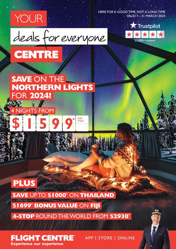 Flight Centre catalogue in Brisbane QLD | March Catalogue 2024 | 01/03/2024 - 31/03/2024