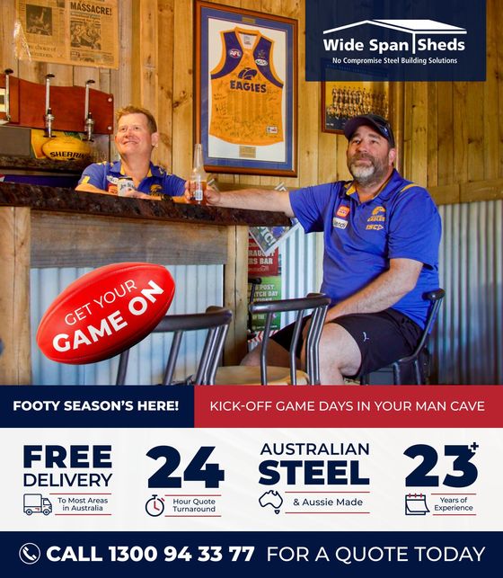 Wide Span Sheds catalogue in Toowoomba QLD | Get Your Game On | 01/03/2024 - 31/03/2024