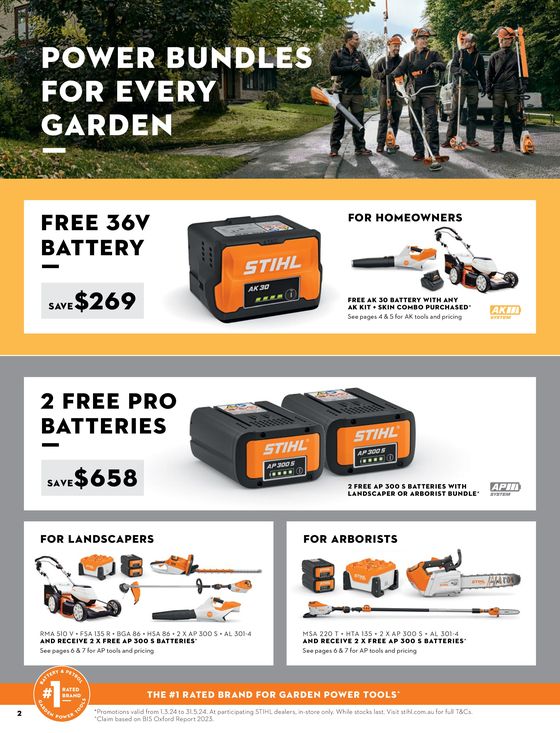 Stihl catalogue in Cairns QLD | Charge Through Autumn | 01/03/2024 - 31/05/2024
