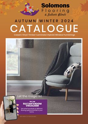 Home Furnishings offers in Highfields QLD | Autumn - Winter 24 in Solomon Flooring | 04/03/2024 - 31/08/2024