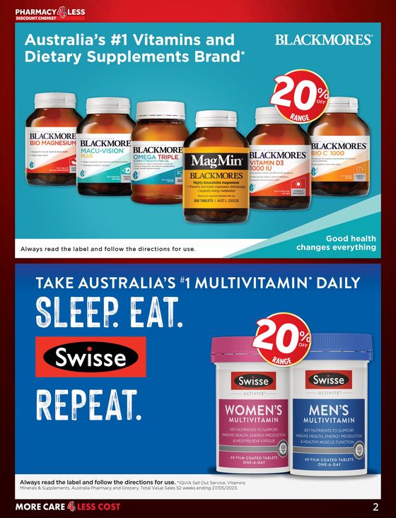 Pharmacy 4 Less catalogue in Cardigan Village VIC | Mega March Sale | 06/03/2024 - 31/03/2024