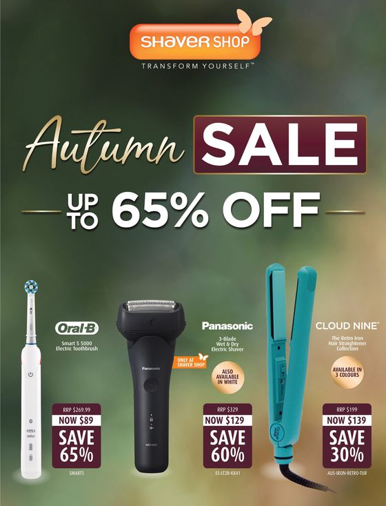 Shaver Shop catalogue in Townsville QLD | Autumn Sale | 06/03/2024 - 02/04/2024
