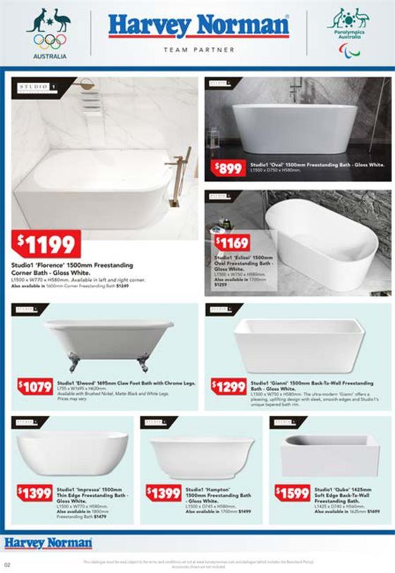 Harvey Norman catalogue in Gladstone QLD | The Best In Bathrooms | 07/03/2024 - 31/03/2024