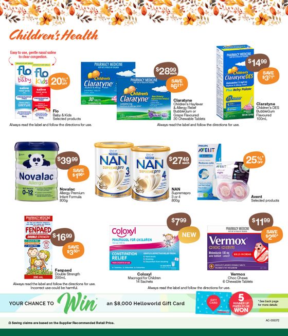 Pharmacy Best Buys catalogue in Crows Nest NSW | Autumn Offers | 07/03/2024 - 12/04/2024