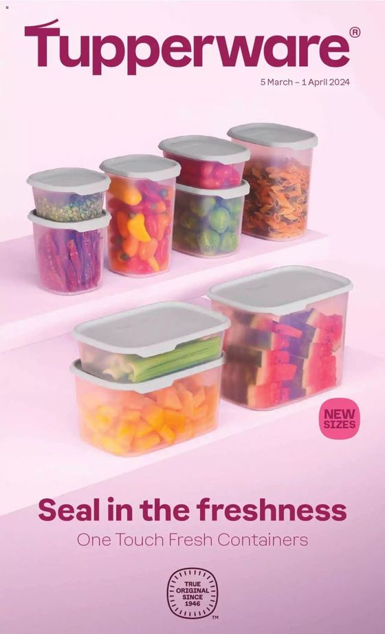 Tupperware catalogue | Seal In The Freshness | 11/03/2024 - 01/04/2024