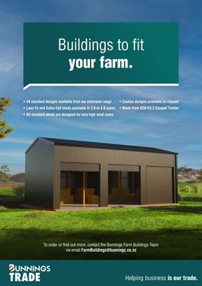 Bunnings Warehouse catalogue in Queanbeyan NSW | Buildings To Fit Your Farm | 15/03/2024 - 29/03/2024