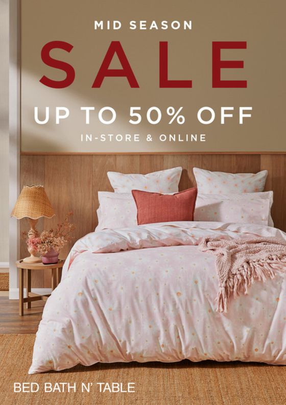 Bed Bath N' Table catalogue in Cairns QLD | Mid Season Sale | 18/03/2024 - 28/04/2024