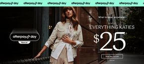 Fashion offers in Hervey Bay QLD | Almost Everything Katies $25 in Katies | 18/03/2024 - 17/04/2024