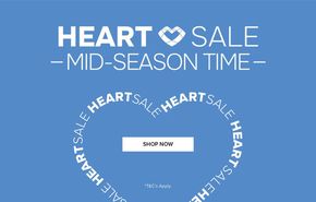 Fashion offers in Parramatta NSW | Heart Sale - Mid Season Time in Bevilles | 18/03/2024 - 15/04/2024