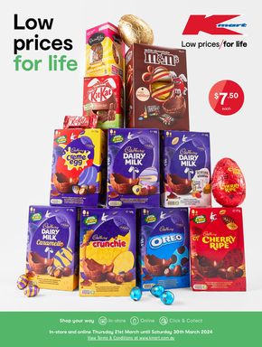 Kmart catalogue in Brisbane QLD | Easter - Low Prices For Life | 21/03/2024 - 30/03/2024