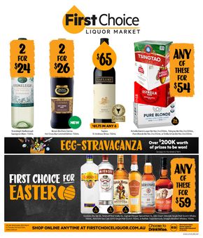 First Choice Liquor catalogue in Morisset NSW | Easter | 20/03/2024 - 02/04/2024