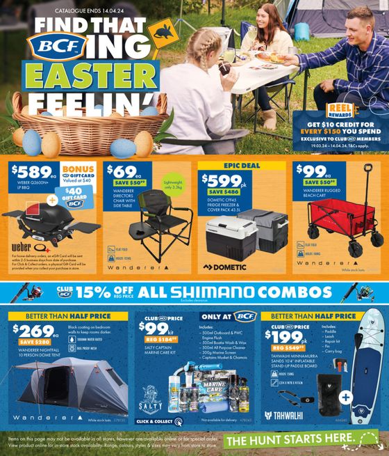 BCF catalogue in Innisfail QLD | Find That BCFing Easter Feeling | 19/03/2024 - 14/04/2024