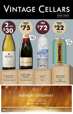 Vintage Cellars catalogue in Willoughby NSW | Vintage Cellars | 20/03/2024 - 02/04/2024