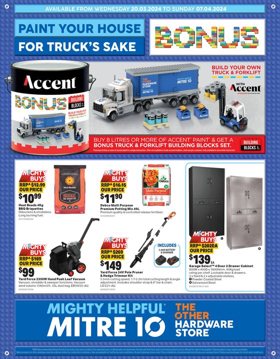 Mitre 10 catalogue in Wauchope NSW | Paint Your House for Truck’s Sake | 20/03/2024 - 07/04/2024