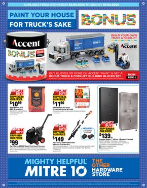 Hardware & Auto offers in Broome WA | Paint Your House for Truck’s Sake in Mitre 10 | 20/03/2024 - 07/04/2024