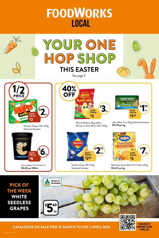 Foodworks catalogue in Greater Dandenong VIC | Picks Of The Week | 27/03/2024 - 02/04/2024