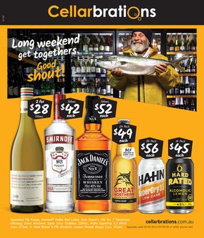 Cellarbrations catalogue in Millner NT | Good Value Booze, For The Long Weekend 25/03 | 25/03/2024 - 07/04/2024