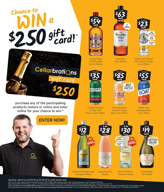 Cellarbrations catalogue in Pakenham VIC | Good Value Booze, For The Long Weekend 25/03 | 25/03/2024 - 07/04/2024