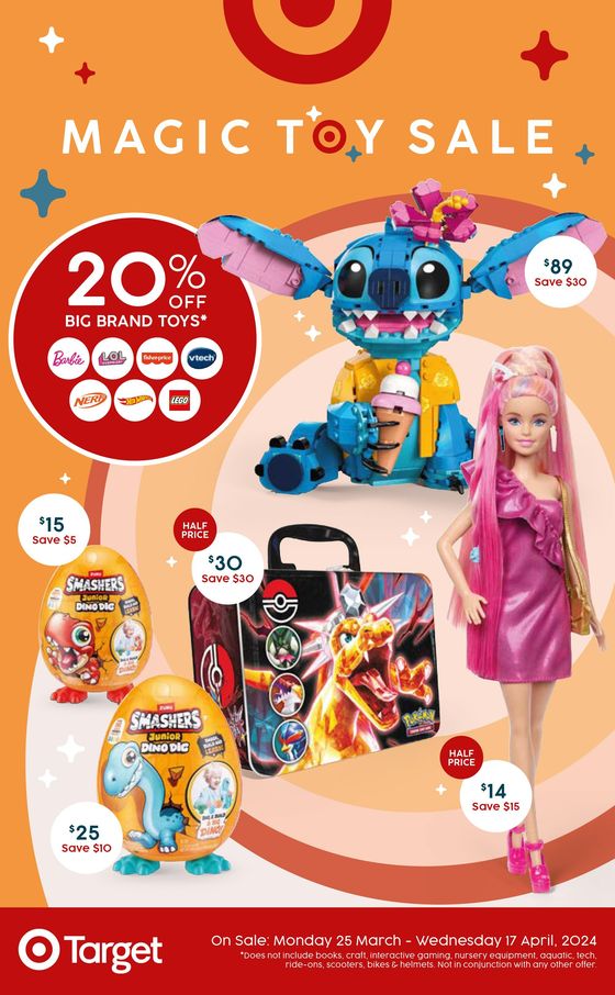 Target catalogue in Burnie TAS | Magic Toy Sale  | 25/03/2024 - 17/04/2024