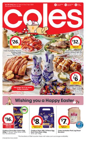 Coles catalogue in Crafers SA | Great Value. Hands Down. - 27th March | 27/03/2024 - 02/04/2024