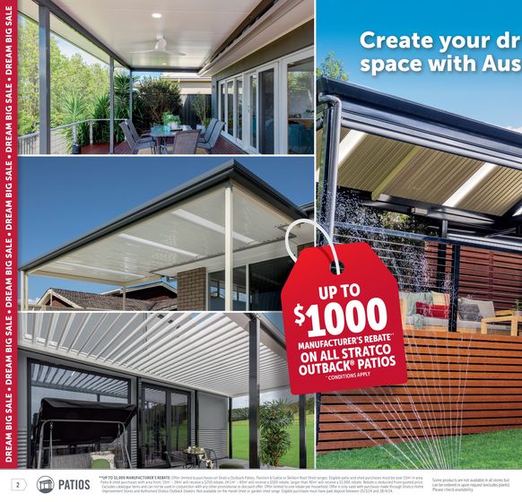Stratco catalogue in Jacobs Well QLD | Dream Big Sale | 25/03/2024 - 28/04/2024