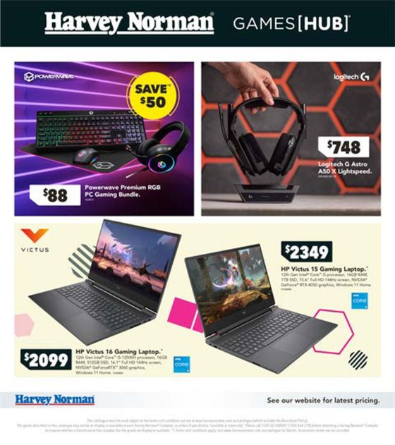 Harvey Norman catalogue in Townsville QLD | March Gaming Catalogue | 25/03/2024 - 31/03/2024