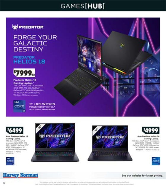 Harvey Norman catalogue in Tamworth NSW | March Gaming Catalogue | 25/03/2024 - 31/03/2024
