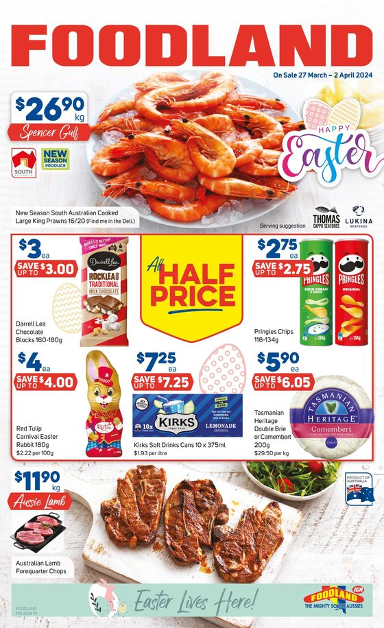 Foodland catalogue in Whyalla SA | Weekly Specials | 27/03/2024 - 02/04/2024