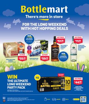 Liquor offers in Brisbane QLD | For The Long Weekend With Hot Hopping Deals in Bottlemart | 27/03/2024 - 09/04/2024