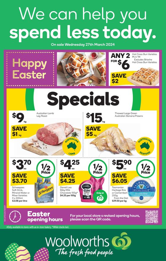 Woolworths catalogue in Mudgee NSW | Weekly Specials - 27/03 | 27/03/2024 - 02/04/2024