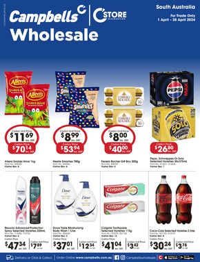 Campbells catalogue in Adelaide SA | Wholesale | 02/04/2024 - 28/04/2024