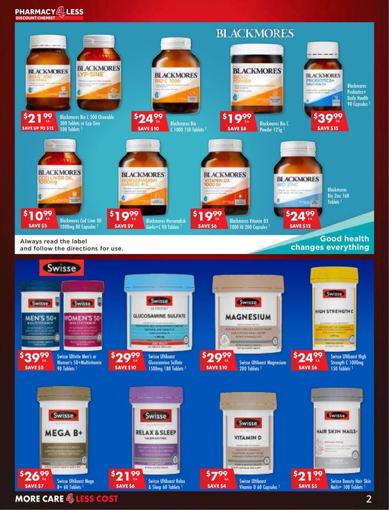 Pharmacy 4 Less catalogue in Toowoomba QLD | Health And Fitness | 03/04/2024 - 28/04/2024