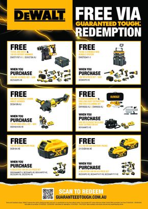 United Tools catalogue in Geelong VIC | DeWALT Redemptions | 02/04/2024 - 30/06/2024