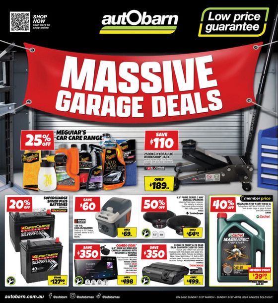 Autobarn catalogue in Bendigo VIC | Massive Garage Deals | 02/04/2024 - 21/04/2024